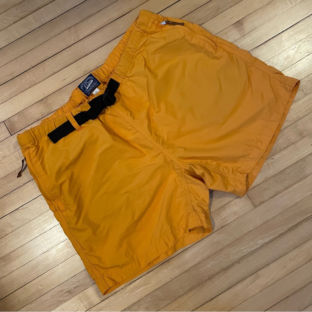 J. CREW 6” Hiking Short in ECONYL Nylon Belted Zip Pockets Outdoors Unisex
